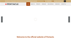 Desktop Screenshot of pentacleindia.com